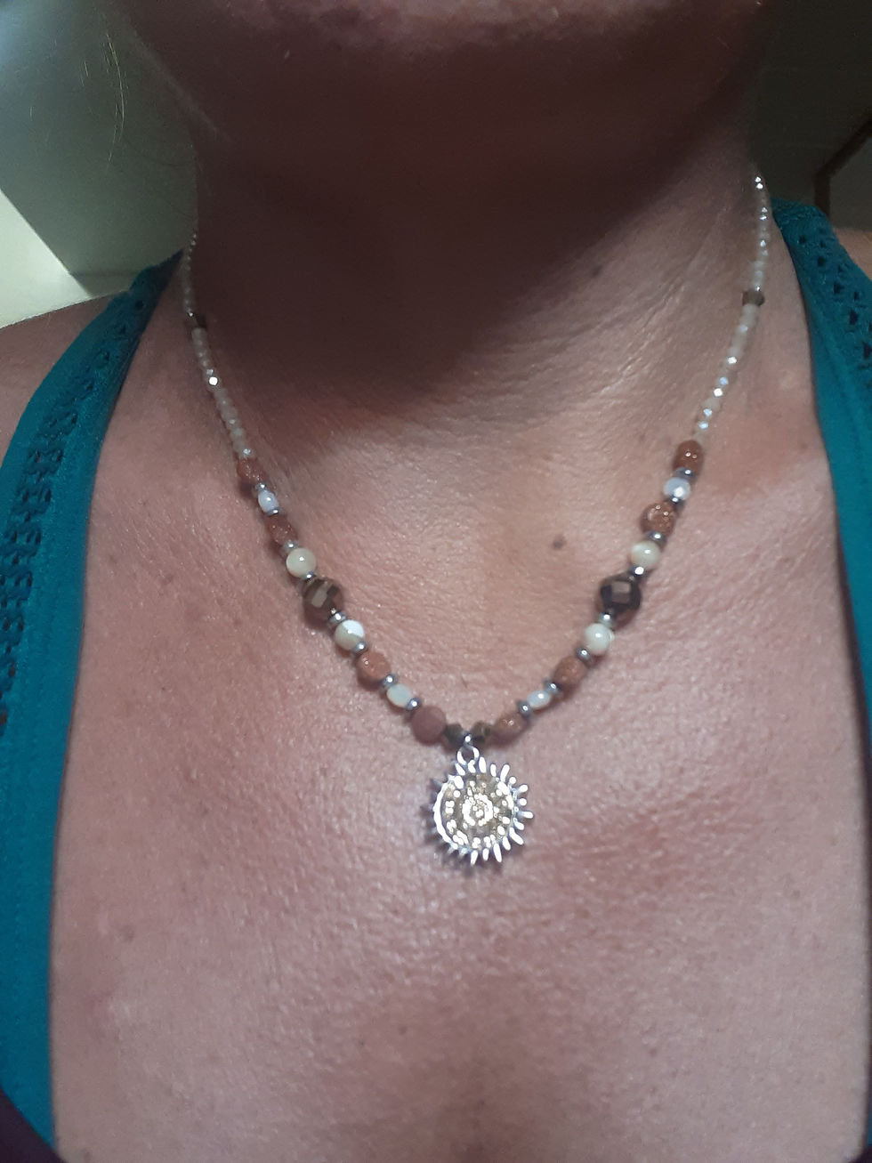 Thumbnail: Golden Sunshine Swarovski Crystal Necklace