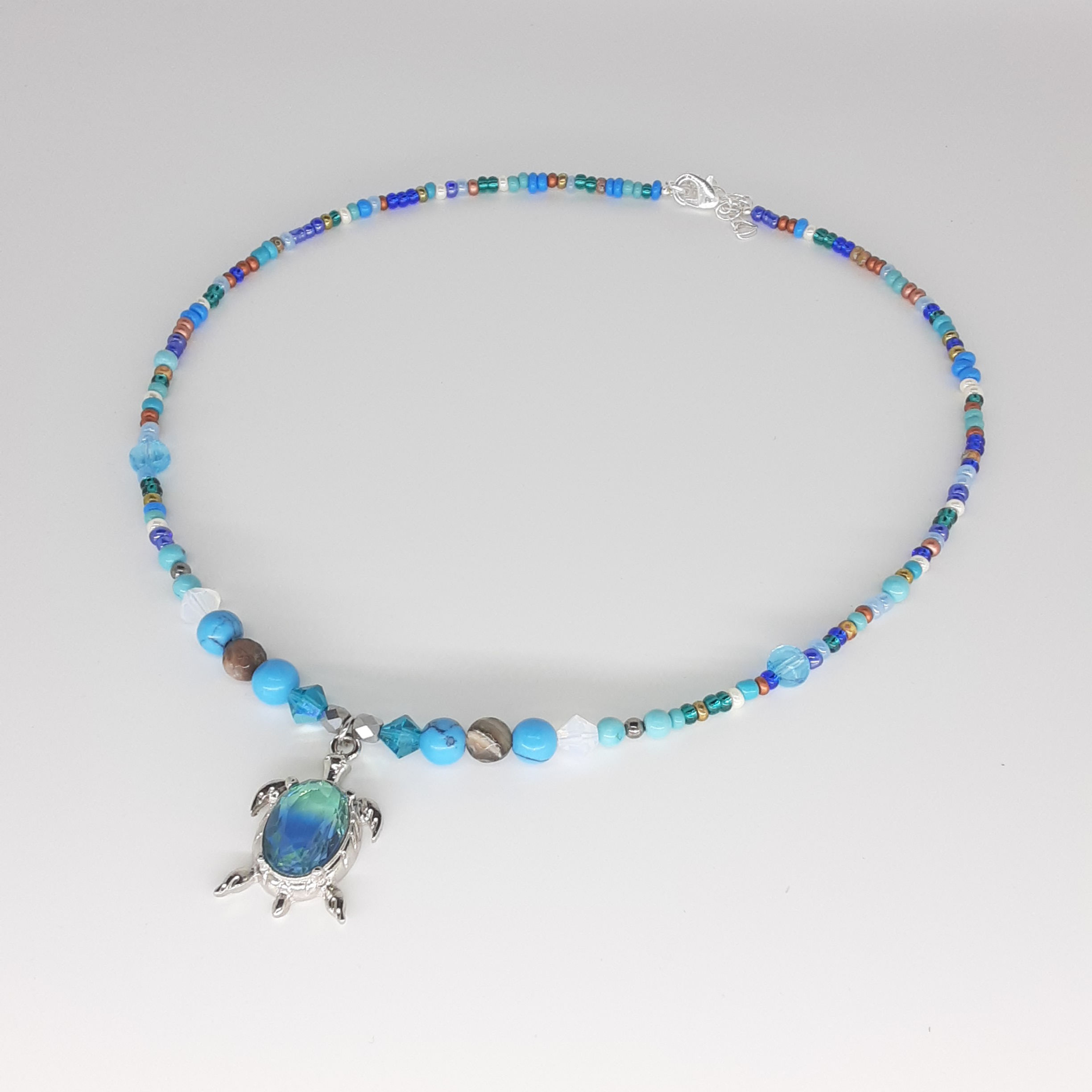 16 Inch Adjustable Turtle Necklace