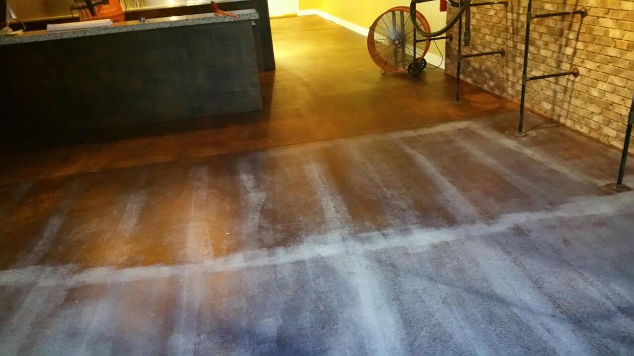 Foyer Floor Job: DURING