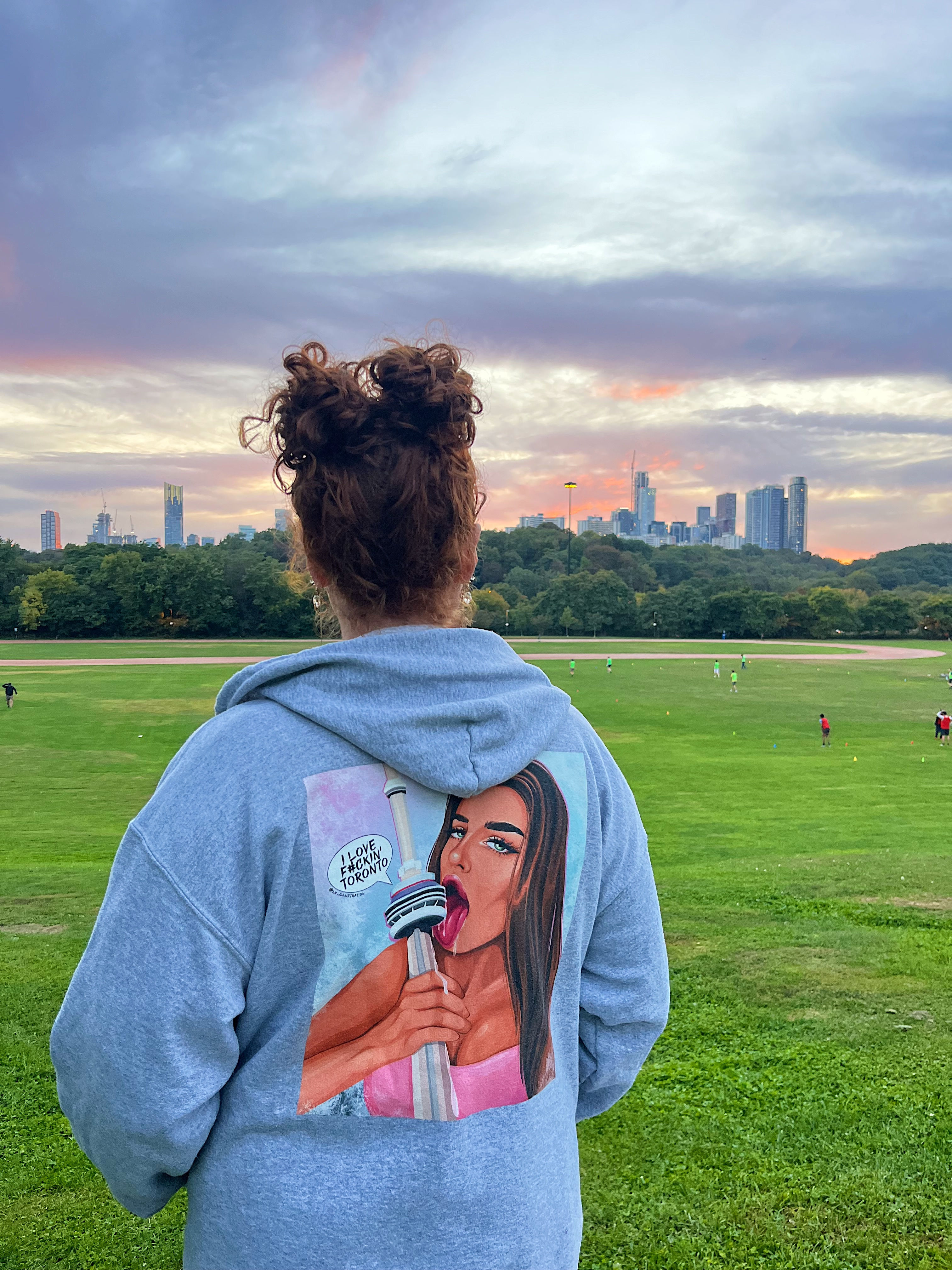 I love Toronto Zip-Up Hoodie