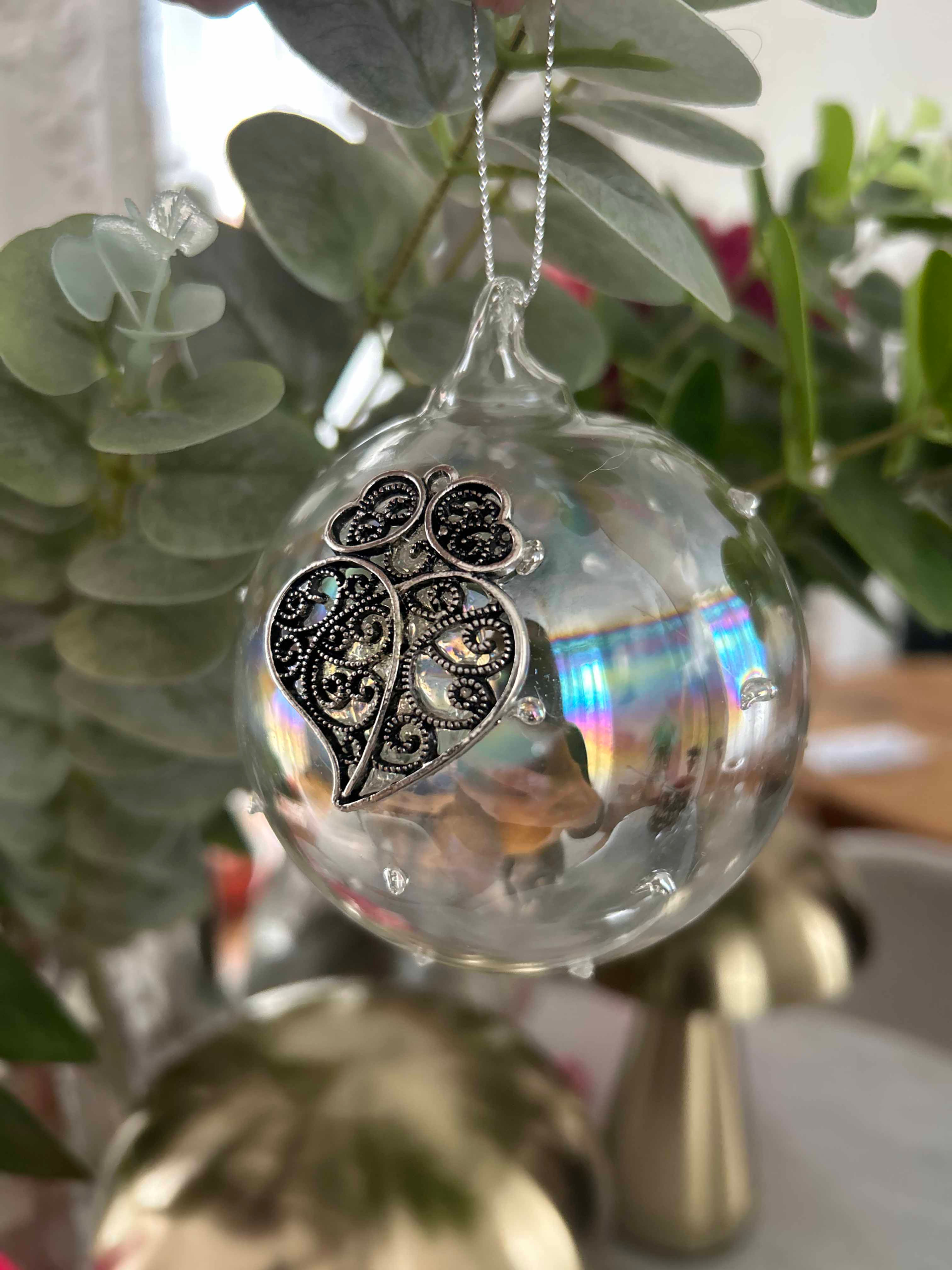 Boule de Noël - Bolinhas // NEVE