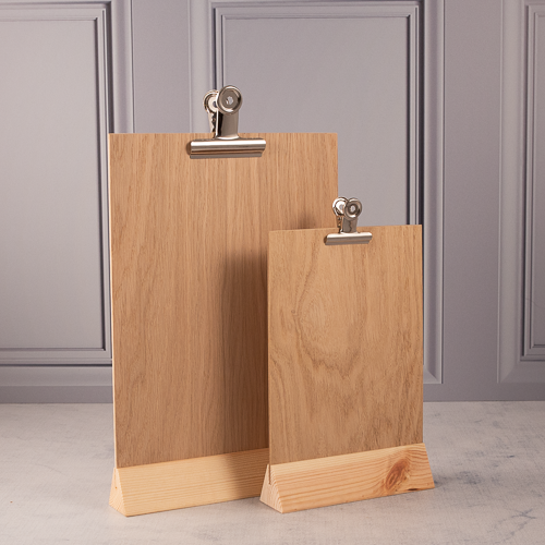 Thumbnail: Veneer Table Top Clipboard