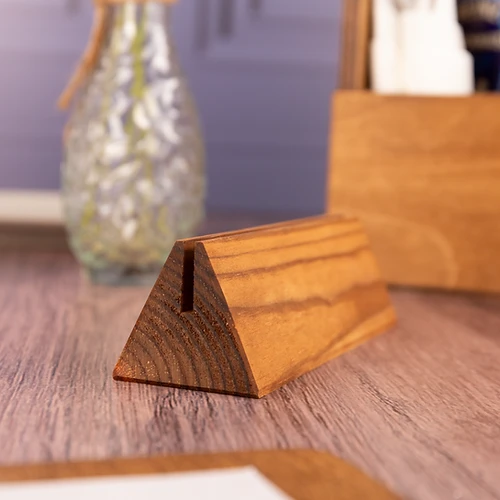 Plinth Menu Holder Wooden Box Uk