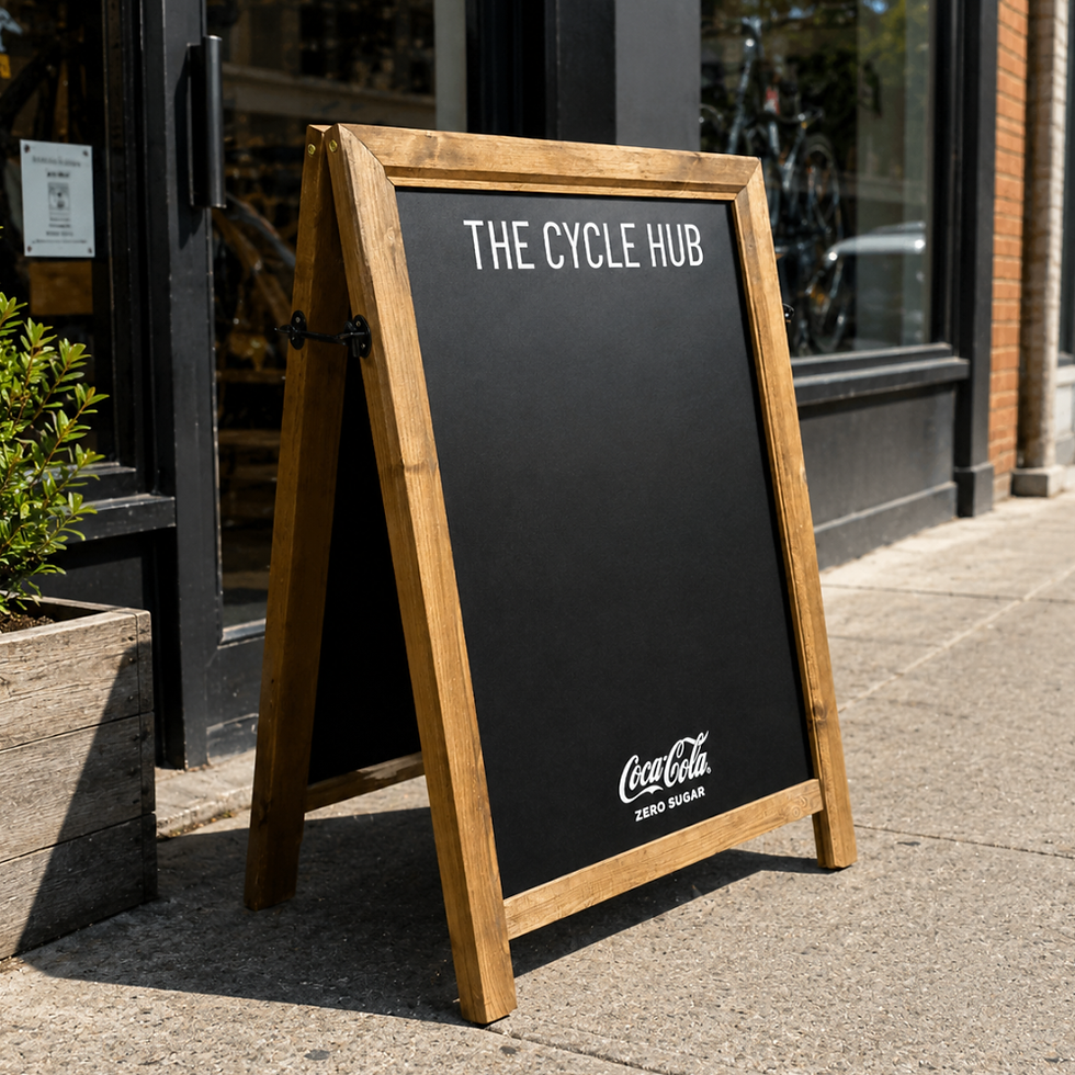 Thumbnail: Premium Wooden A-Board Chalkboard