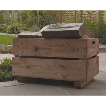 Thumbnail: Rustic Wooden Log Crate