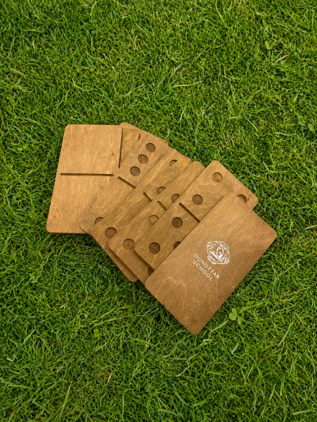 Giant Wooden Games Dominoes Set
