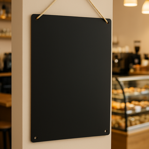 2 Pcs Double-Sided Message Blackboard Chalkboard Hanging Rope Sign Ornament - View #4