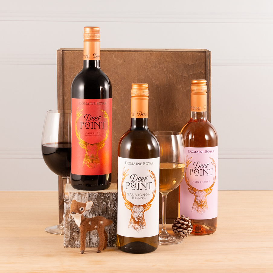 Thumbnail: Three Bottle Pine Wine Box