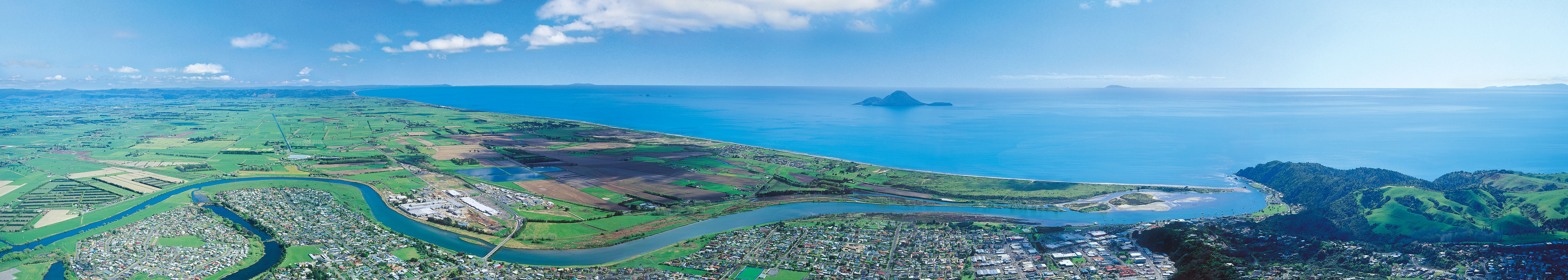 Whakatane panorama