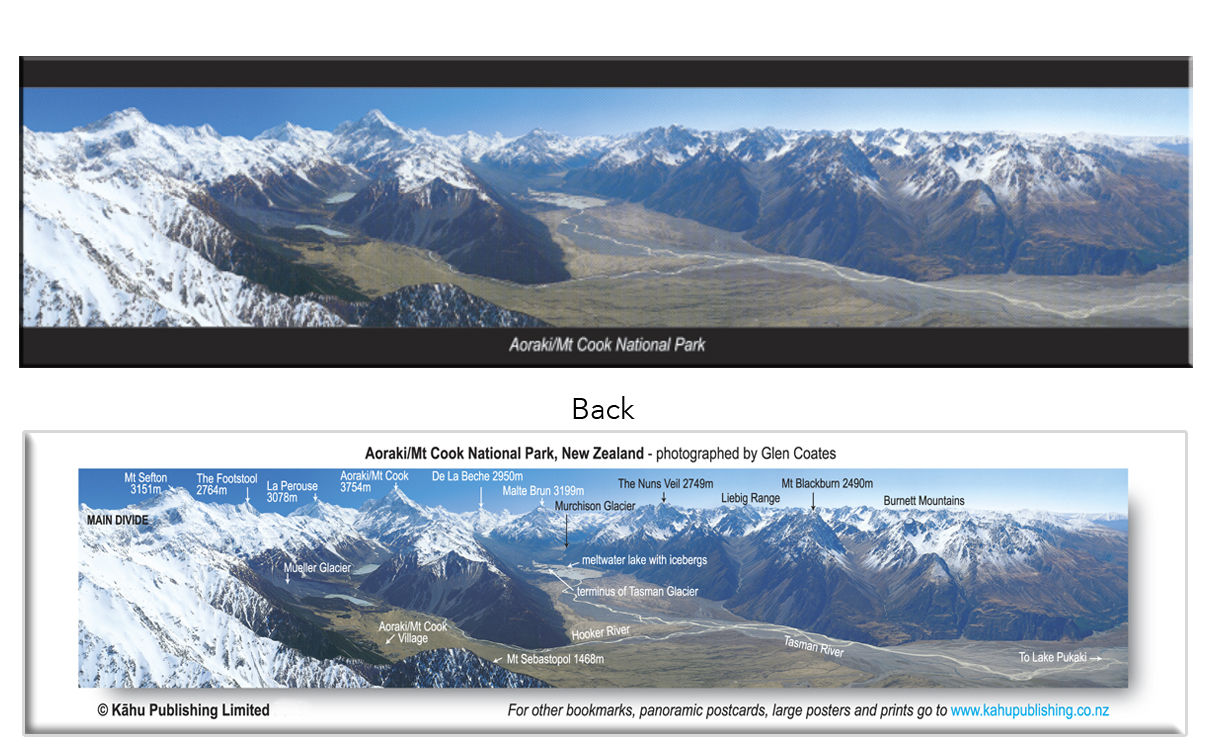 Aoraki/Mt Cook bookmark