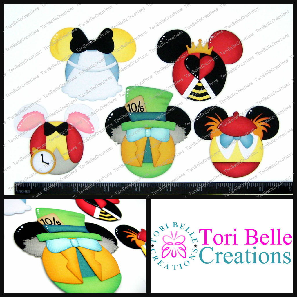 Alice in Wonderland Mickey Heads