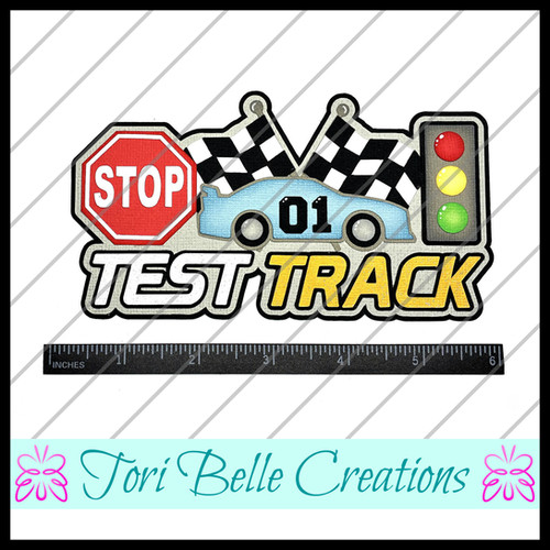 Testtrack Emblems Test Track | Tori Belle Creations