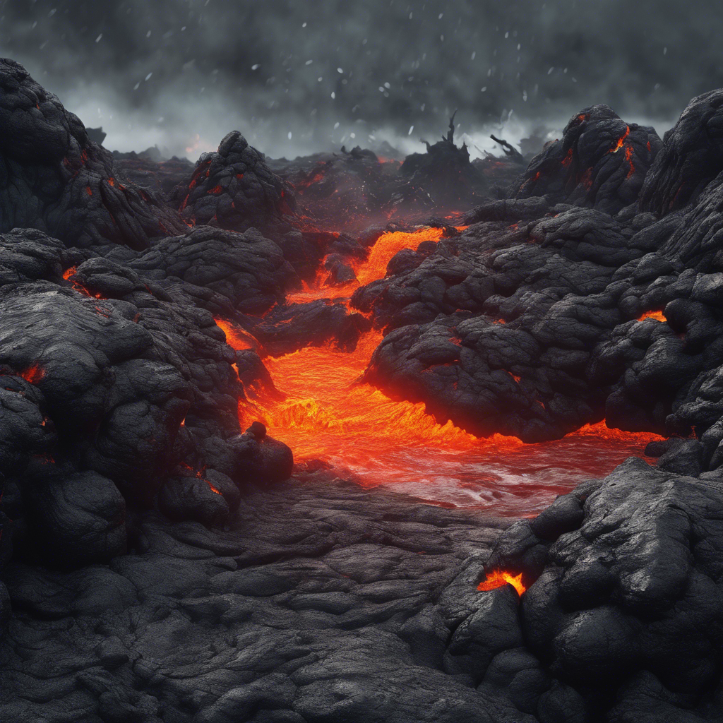 Towering Lava Fountains