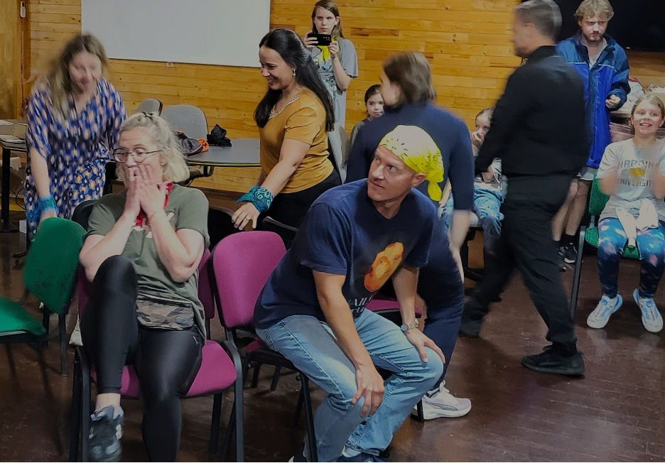 Keith dominating musical chairs