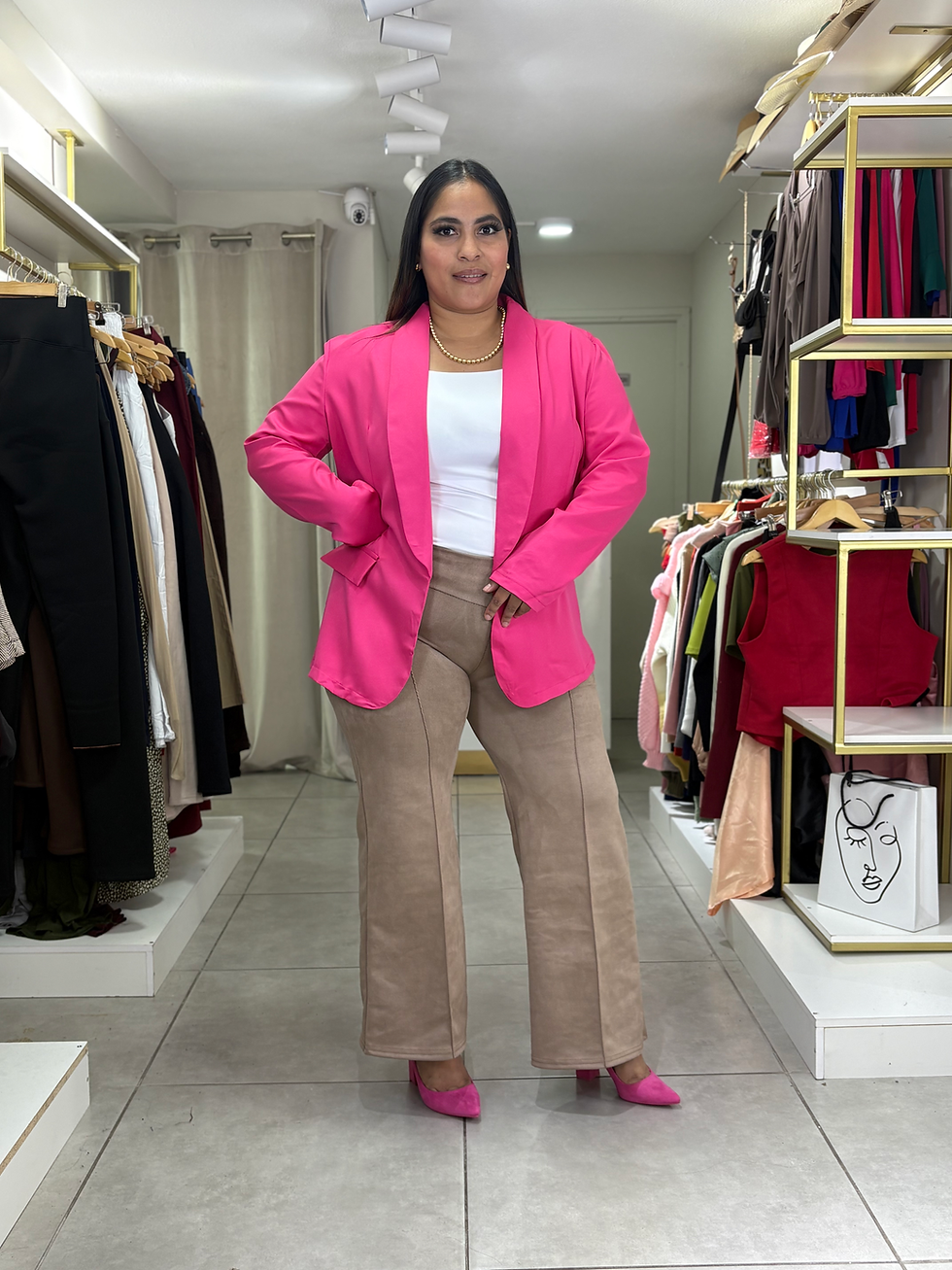 Miniatura: Pantalo gamuza de vestir buanny✨