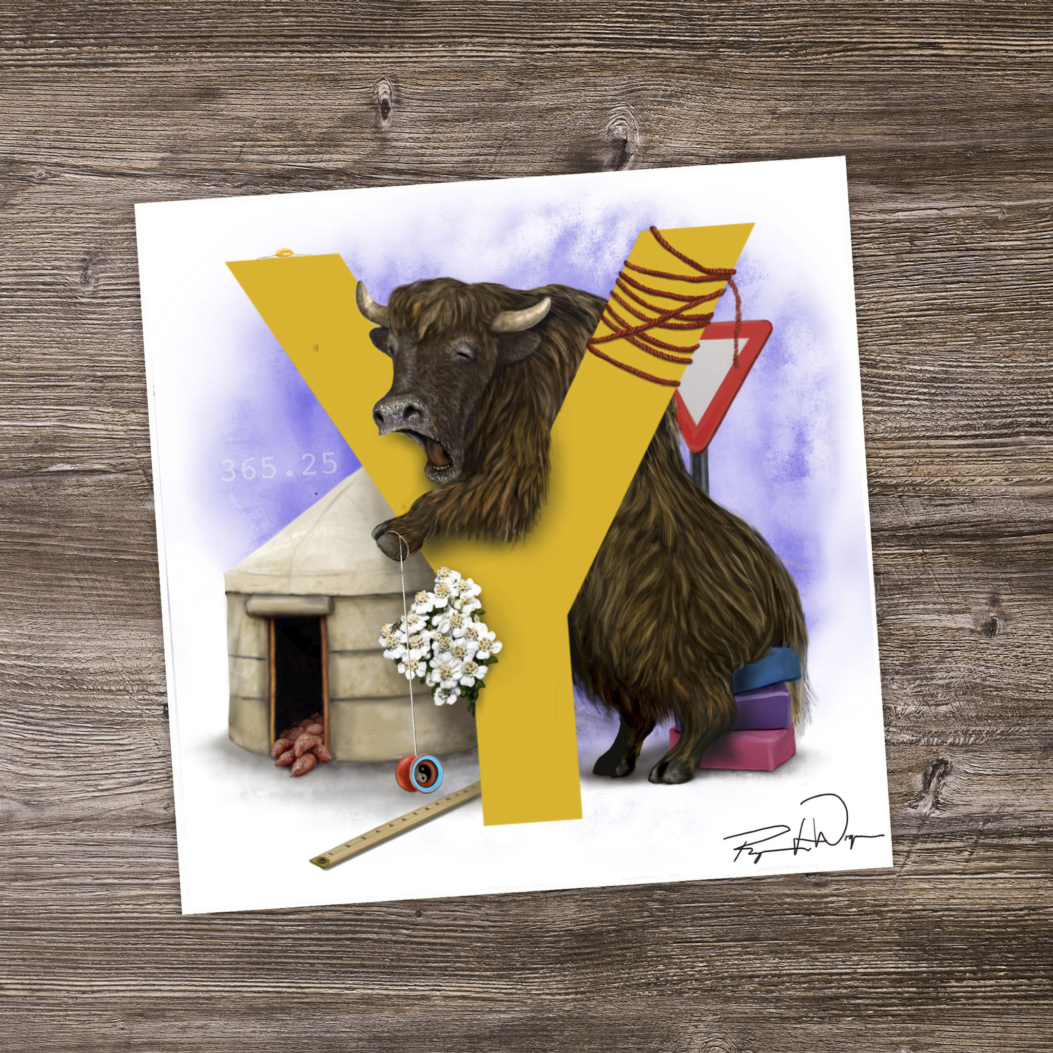 Yanis the Yak - PRINT ONLY