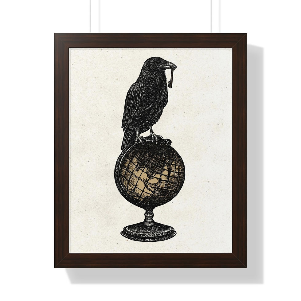 Thumbnail: On Top of the World | Art Print, Framed 