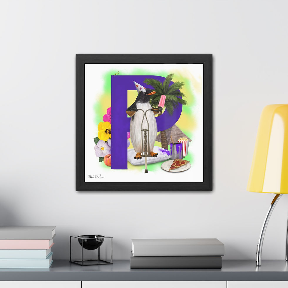 Thumbnail: Pablo the Penguin- FRAMED