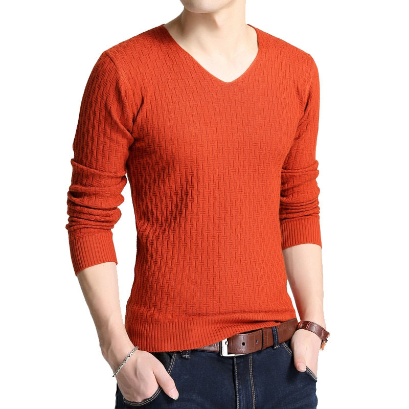 Thumbnail: Sophisticated V-Neck Sweater: Men's Autumn Collection