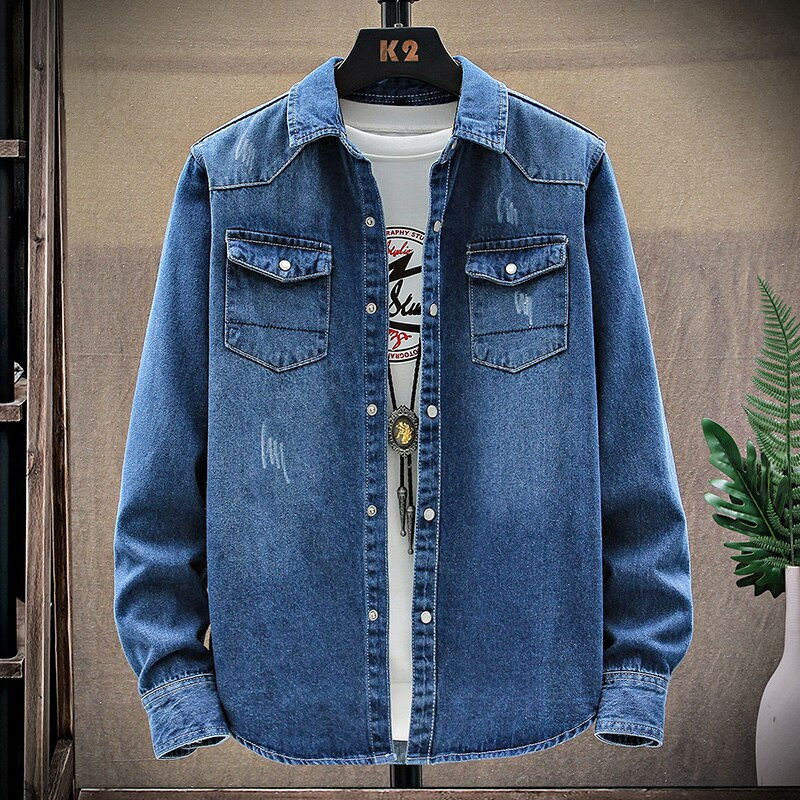 Thumbnail: UrbanCowboy: Denim Jeans Shirt