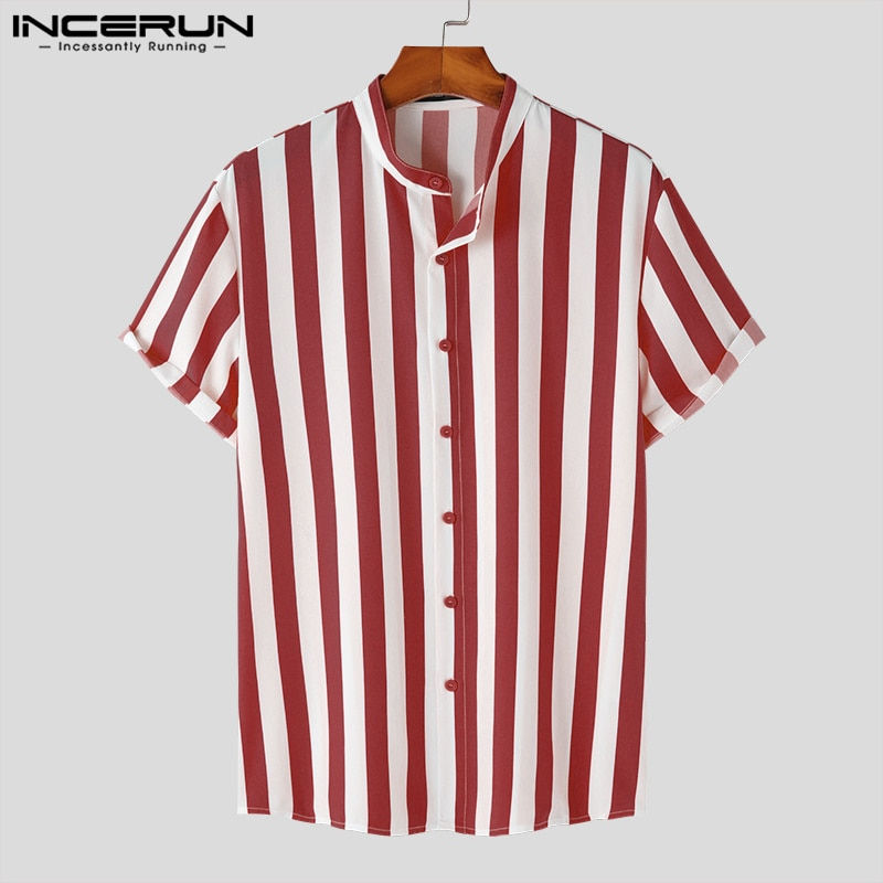 Thumbnail: UrbanStripe: 2023 Men's Streetwear Striped Shirt