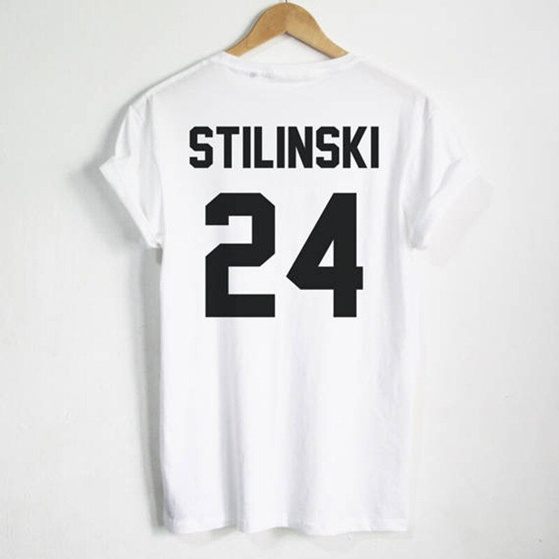 Thumbnail: Kawaii Teen Wolf: Stilinski 24 Letters Print T-Shirt