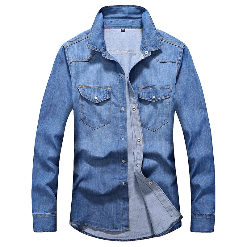 Thumbnail: UrbanCowboy: Denim Jeans Shirt