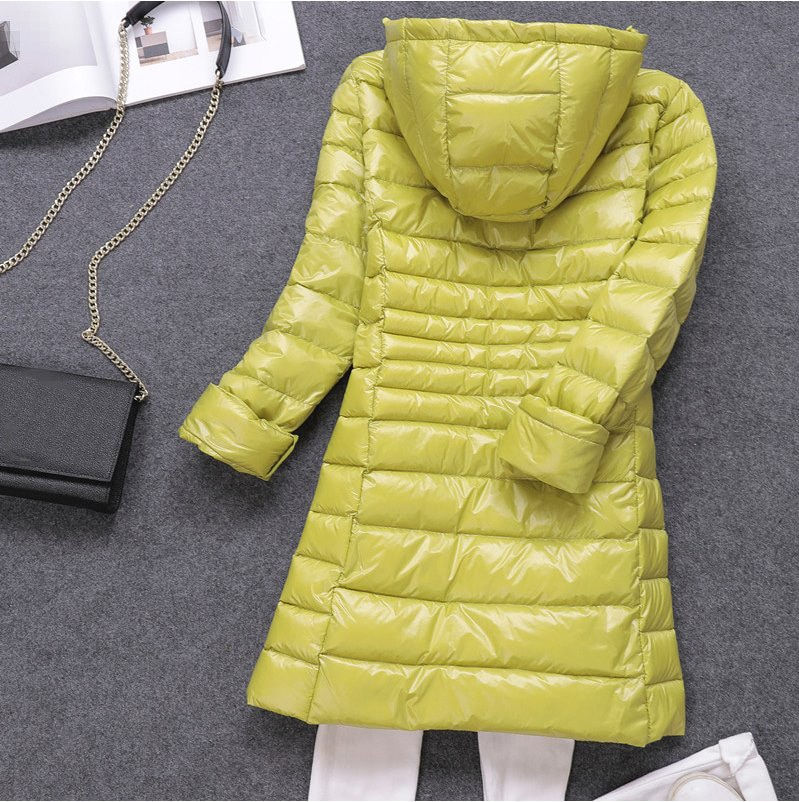 Thumbnail: Light & Warm: 2021 Winter Duck Down Long Coat