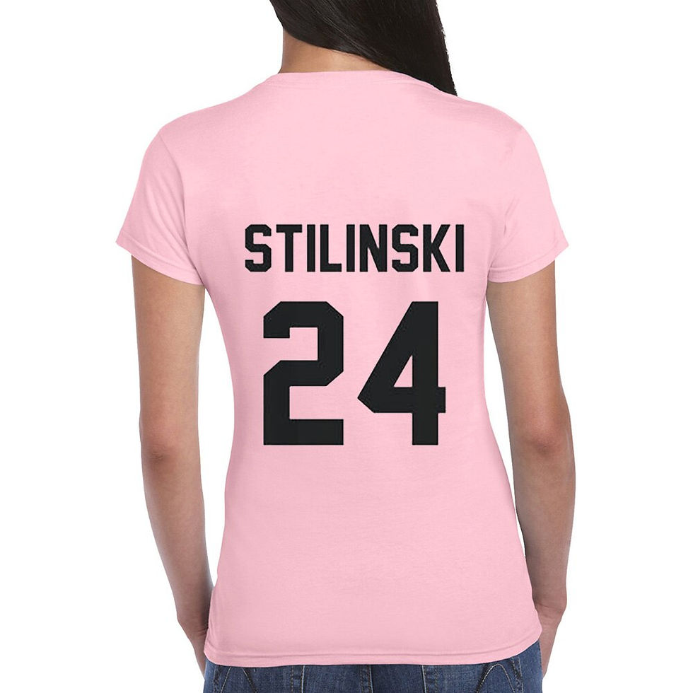 Thumbnail: Kawaii Teen Wolf: Stilinski 24 Letters Print T-Shirt