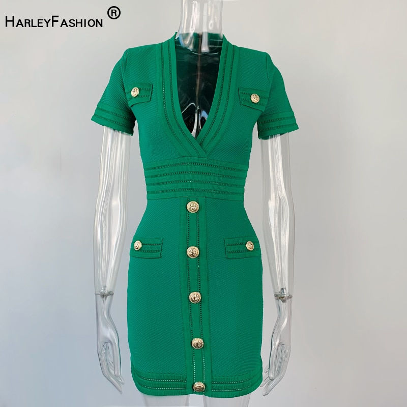 Thumbnail: SheathBreeze V-neck Dress