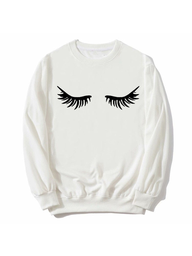 Thumbnail: Aesthetic Eyelash Embrace Sweatshirt
