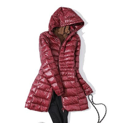 Thumbnail: Light & Warm: 2021 Winter Duck Down Long Coat