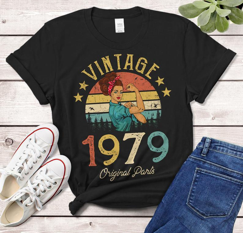 Thumbnail: Vintage 1979 Classic: Birthday Gift T-Shirt