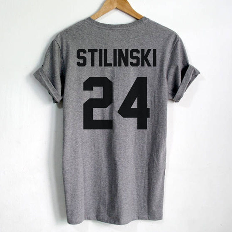Thumbnail: Kawaii Teen Wolf: Stilinski 24 Letters Print T-Shirt