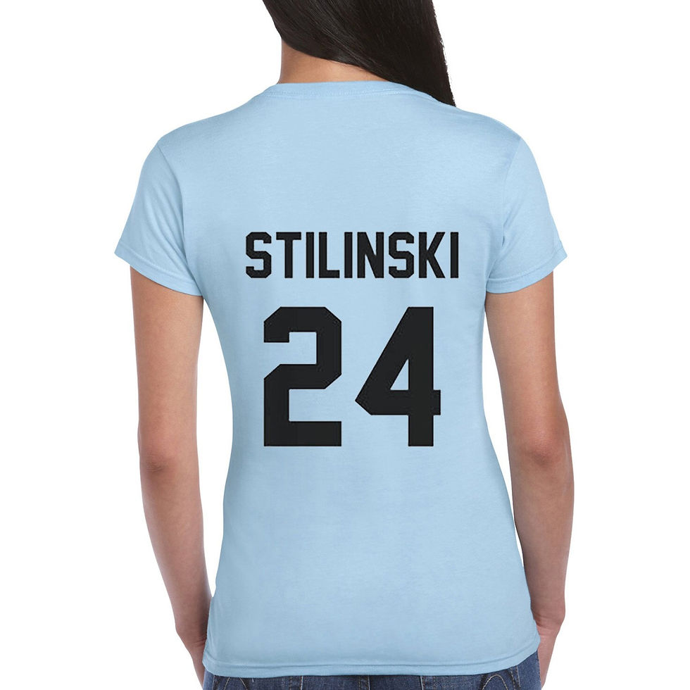 Thumbnail: Kawaii Teen Wolf: Stilinski 24 Letters Print T-Shirt