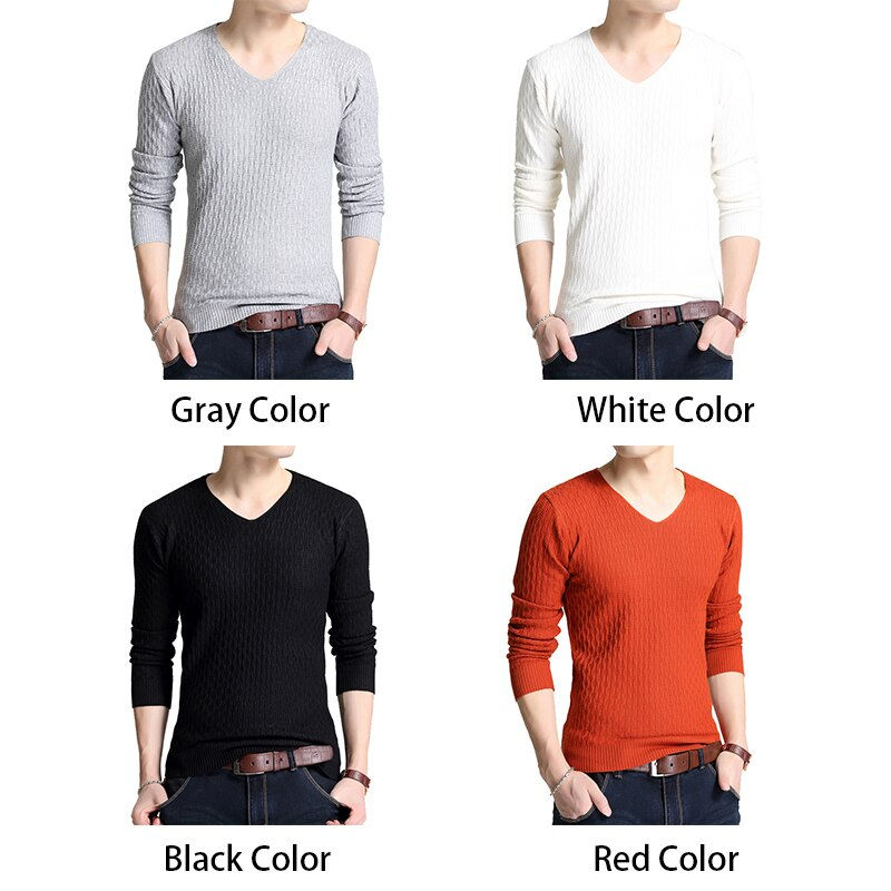 Thumbnail: Sophisticated V-Neck Sweater: Men's Autumn Collection