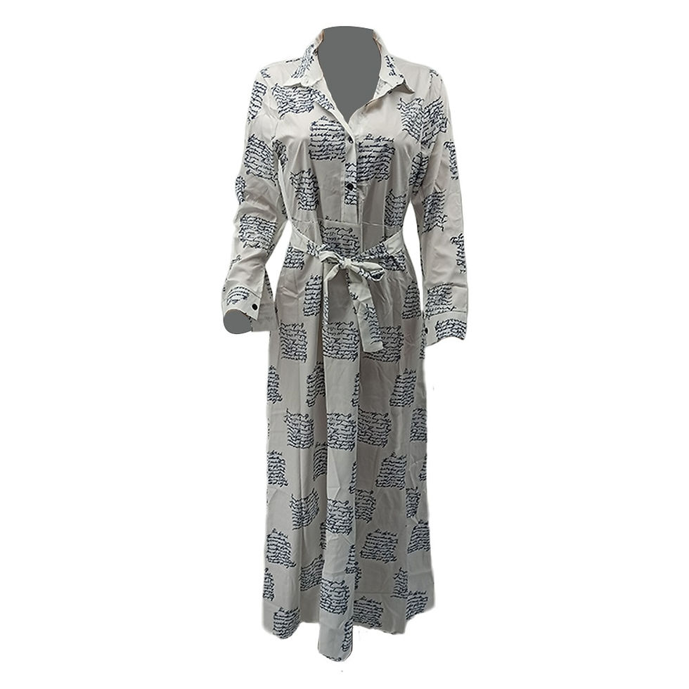 Thumbnail: Camouflage Chic: Spring Fall Maxi Shirt Dress