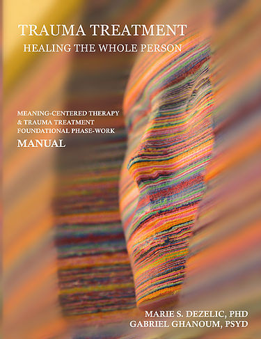 Trauma Treatment, Book, Dr. Marie Dezelic , Dr. Gabriel Ghanoum, cover By Chady Elias
