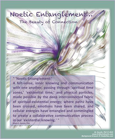 Noetic Entanglement, Dr Marie Dezelic, Artist Chady Elias