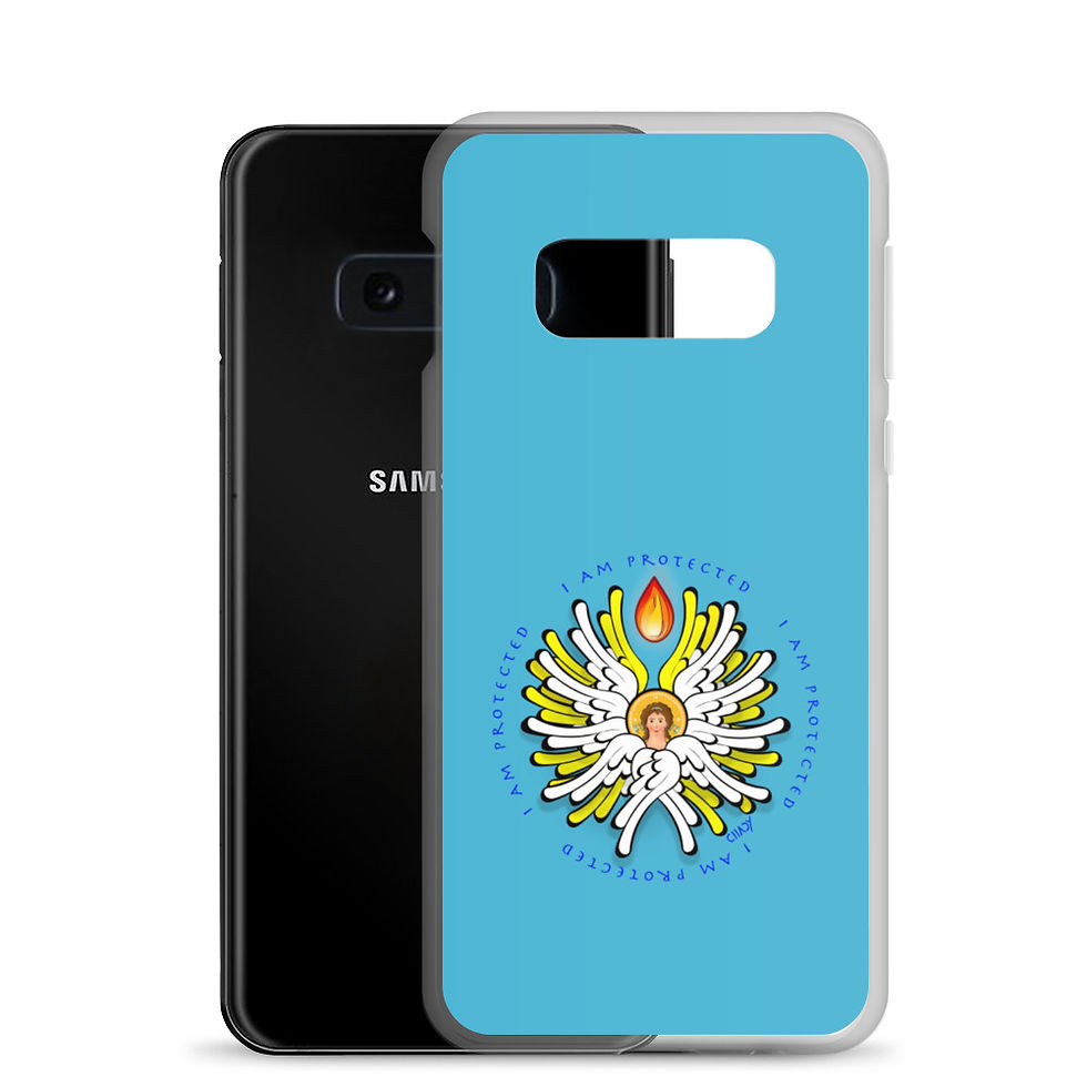Miniatura: Estoy protegido - Ángel blanco - Funda Samsung