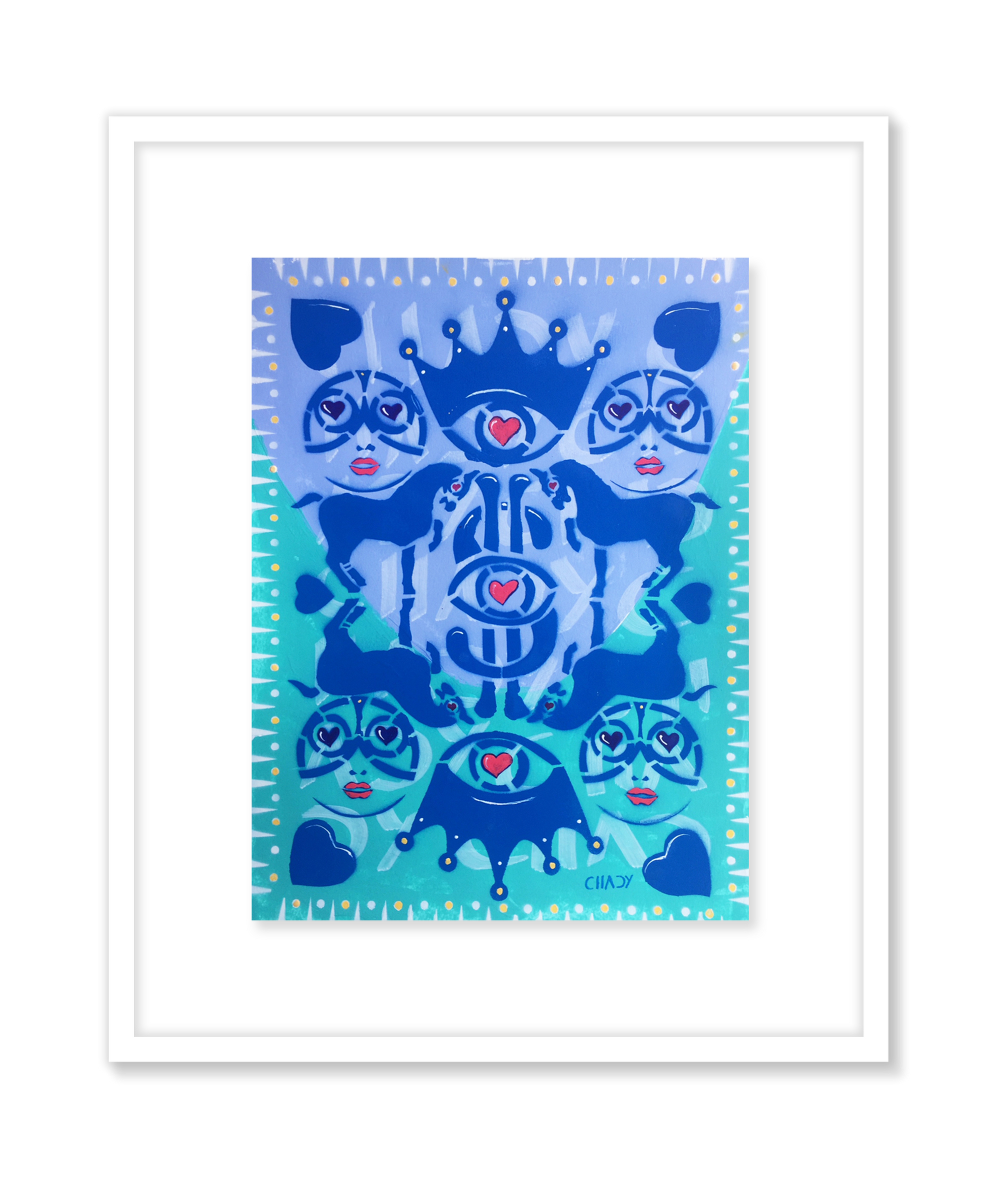 Armonía - Sueño en azul - Cuadro original | 4BV-147-249 | CHADY