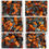 Thumbnail: 6 Orange Colour Mirrors Kit for Lippan Art Work ( 600 Pcs )