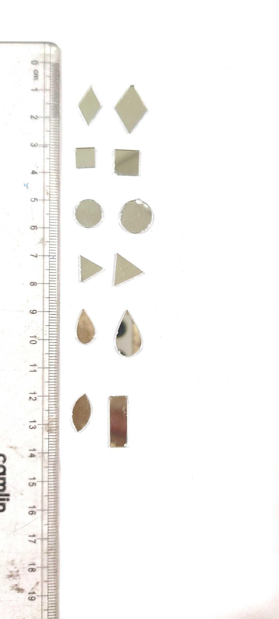 Thumbnail: 12 Shape Mirror Kit ForArt Craft Work |Mandala Art |Lippan Art Work