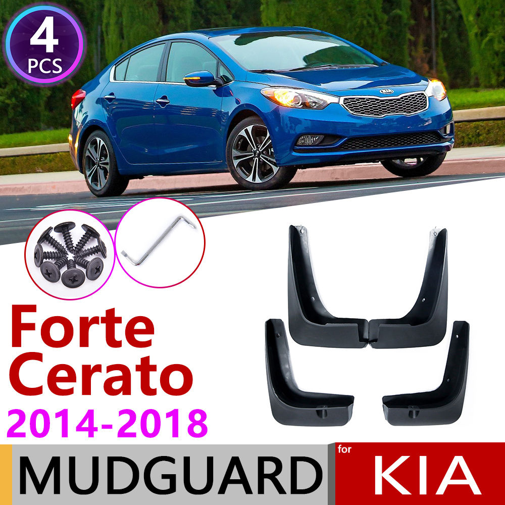 for KIA Forte Cerato K3 2014~2018 Front Rear Fender Mudguard Mud Flaps Guard Spl