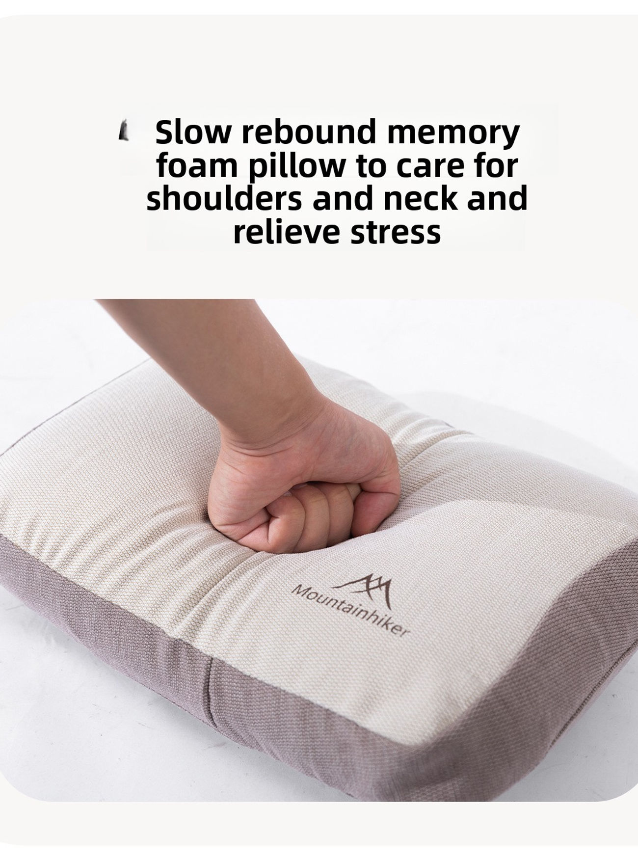 MOUNTAINHIKER Memory Foam Pillow for Camping Outdoor Sleeping Equipment Convenie