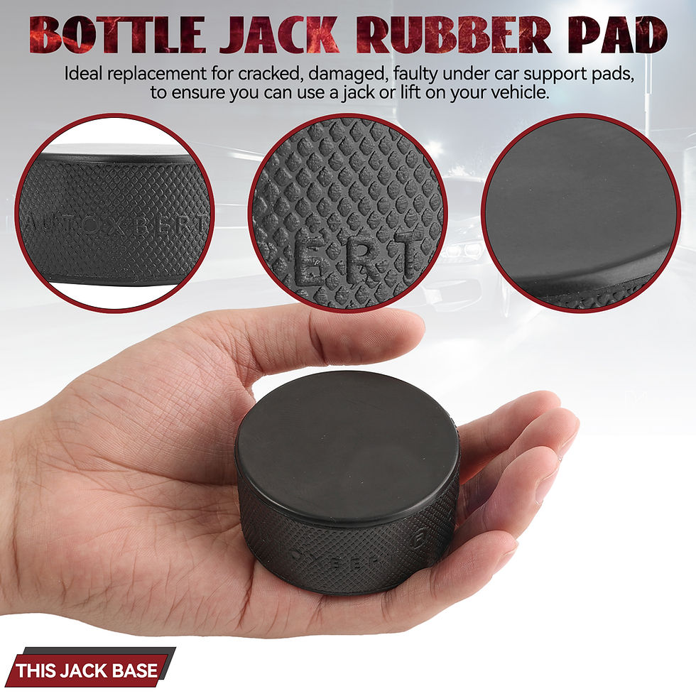 Thumbnail: Universal Bottle Jack Rubber Pad Anti-slip Adapter Support Block Car Lift Tool F