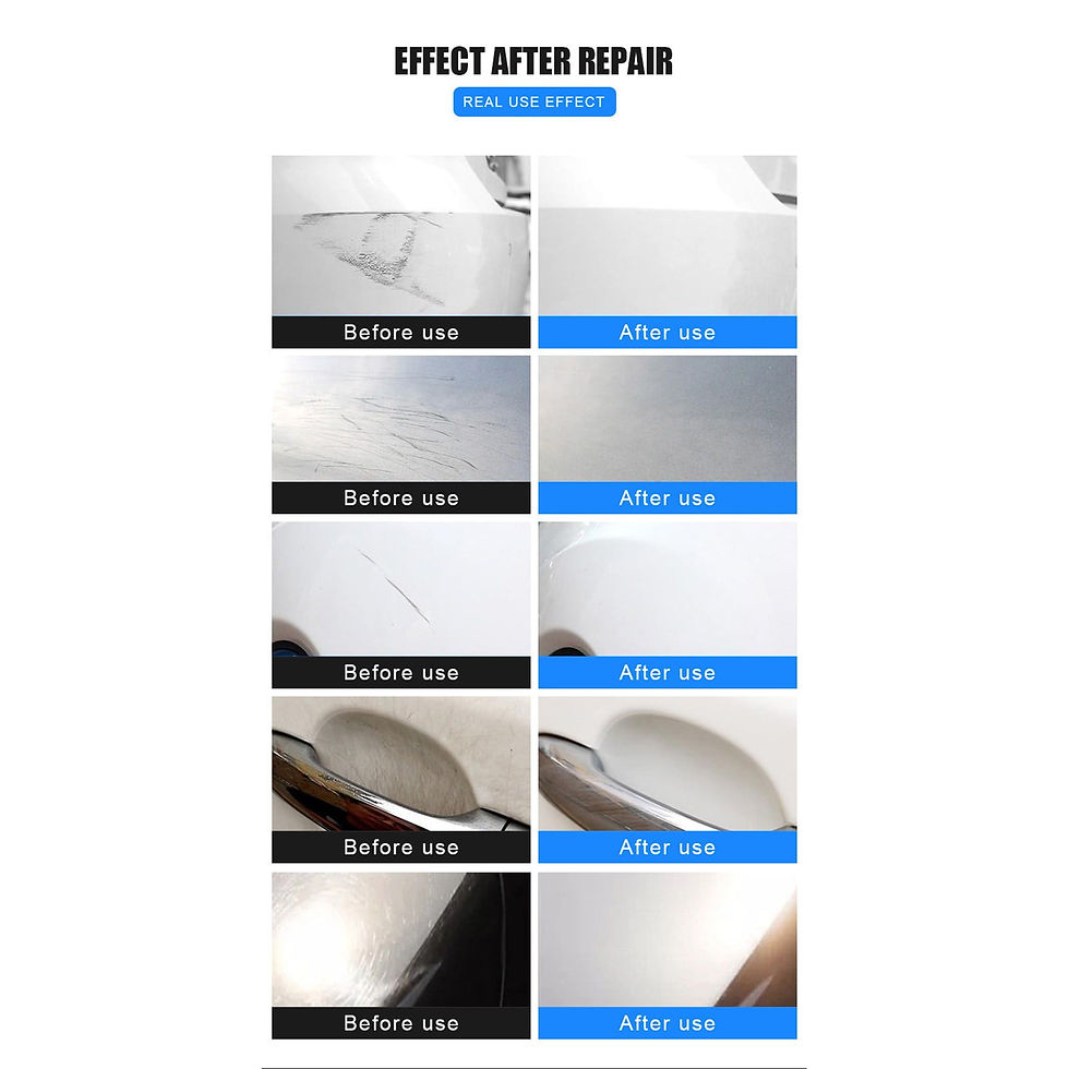Thumbnail: Car Scratch Repair Wax, White Car Scratch Repair Paste Polishing Wax, Car S..