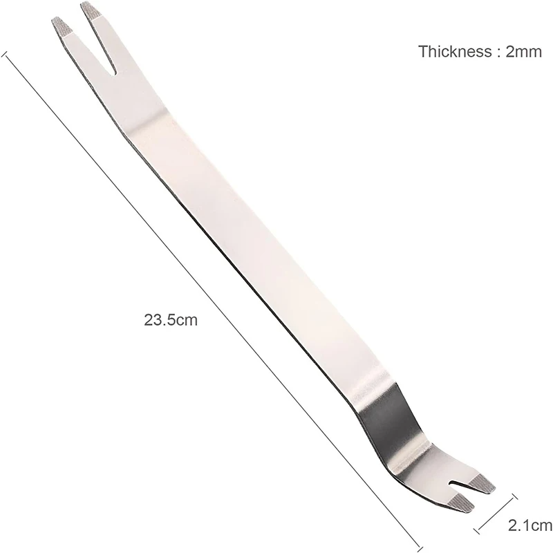Thumbnail: 3pcs Metal Trim Removal Tool Auto Fastener Remover Pry Tool Removal of Car Door