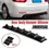 Thumbnail: 3pcs Universal Rear Bumper Spoiler Diffuser Gloss Black 7 Wing Shark Fin Style L