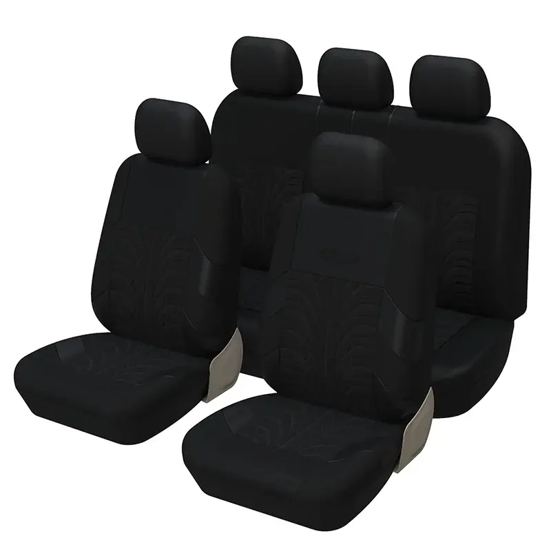 Thumbnail: Car Seat Covers Set Polyester Fabric Universal Fits Most Cars Covers Car Seat Pr